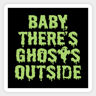 Funny Halloween Ghost Trick Or Treat Slogan Funny Meme Sticker